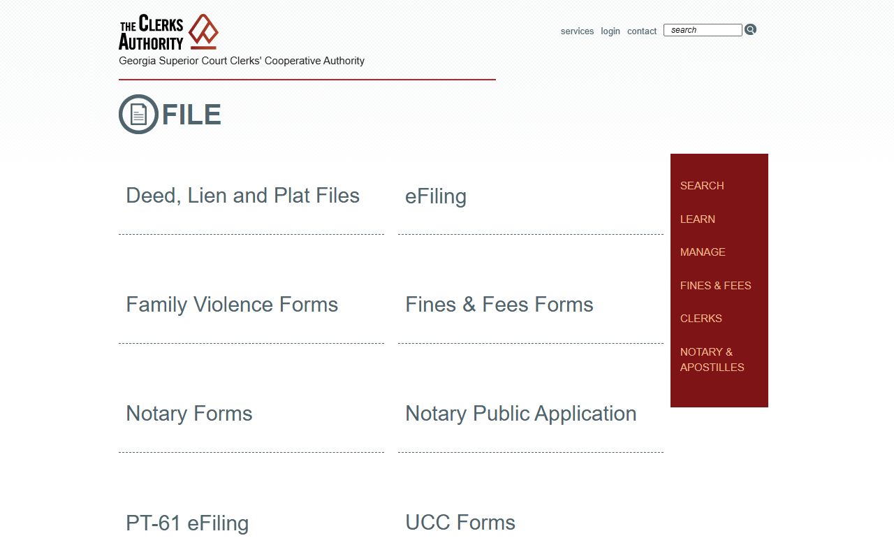 Dooly County Clerk of Superior Court filing and forms resources