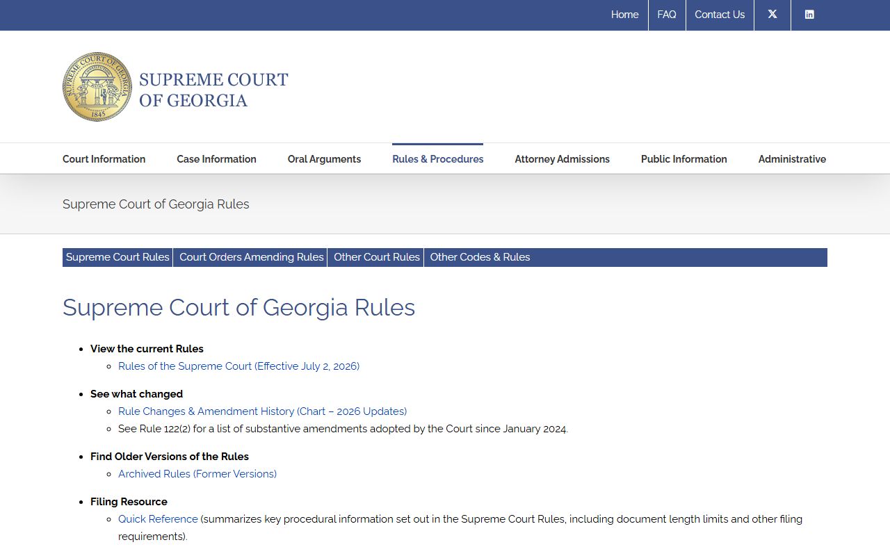 Dooly County court records Georgia court rules access source