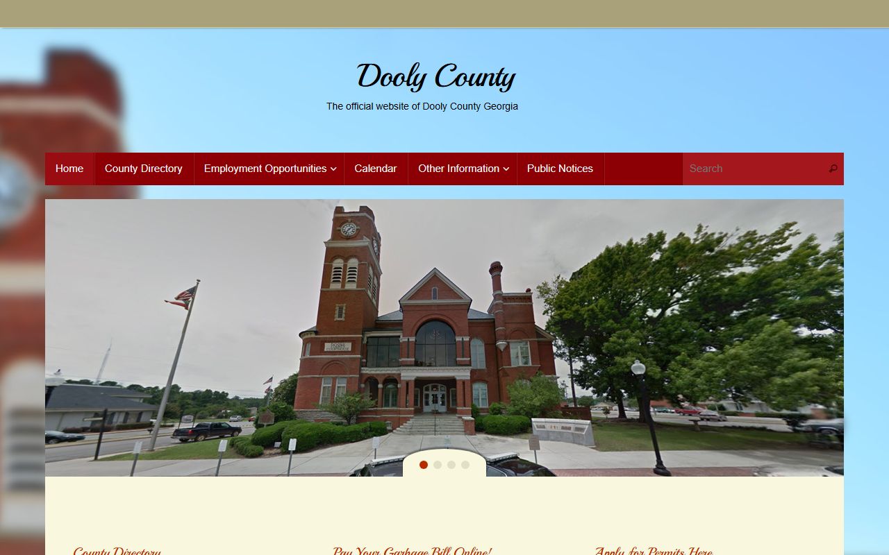 Dooly County court records official county homepage