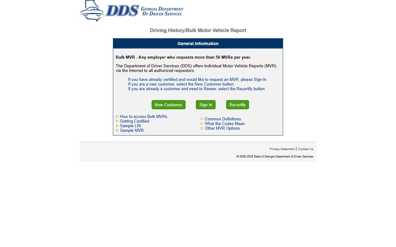 Dooly County traffic court records DDS online MVR portal